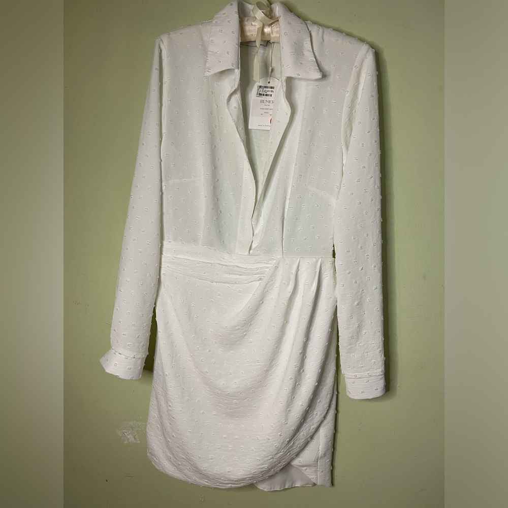 Anissa Shirt Dress in white
R UMER - Picture 2 of 4